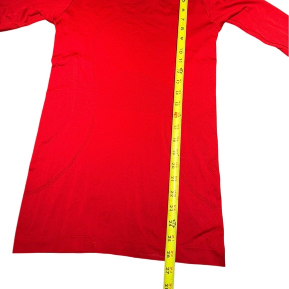 Lululemon Swiftly Tech Long Sleeve 2.0 - Women's Red Long Sleeve Top size 6 - Picture 11 of 16